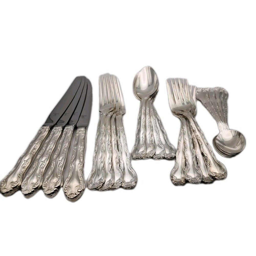 Gorham Silverplate French Classic 20 Pieces Serves 4 Persons Korea Flatware READ